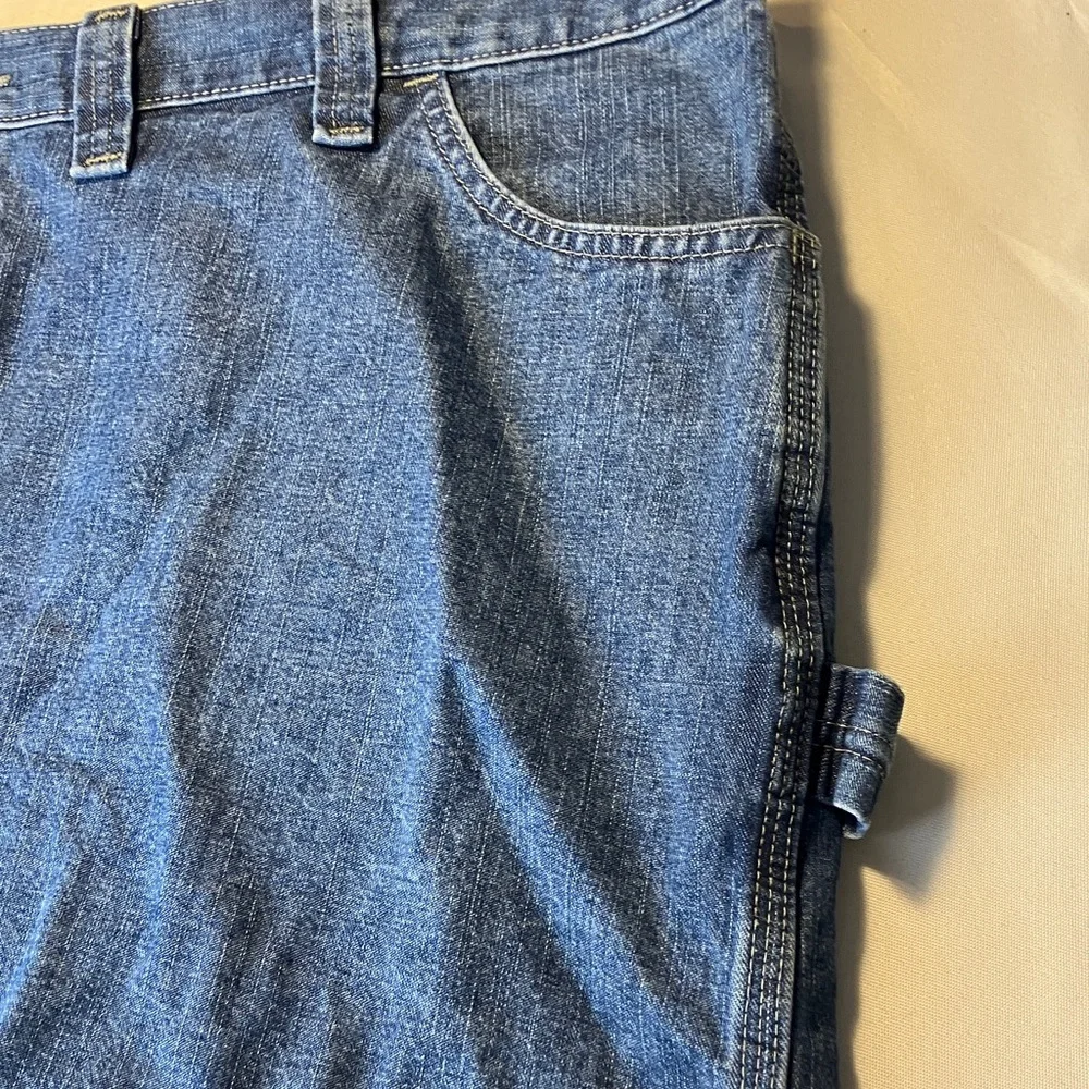 Wrangler Blue Denim Men's Carpenter Jeans Shorts Size 48 Product Code: 64WC5DI